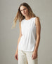 Women's Classic Cotton Muscle Tank - White